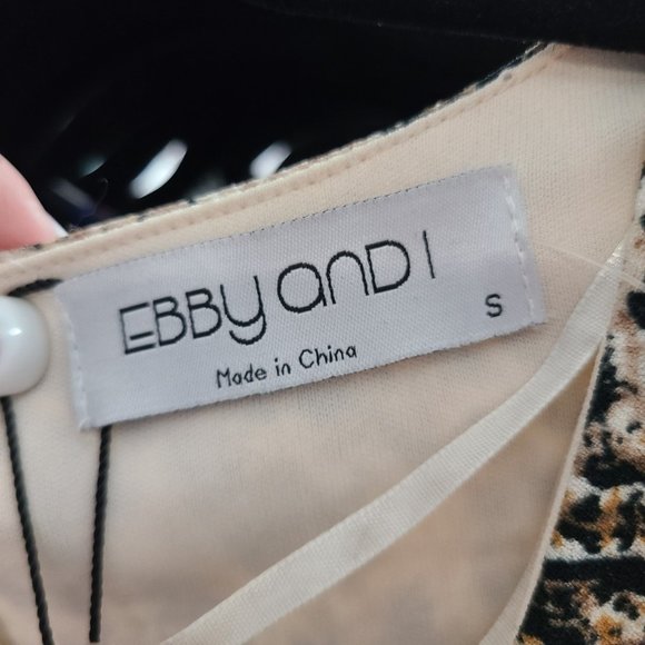 Ebby and I Animal Print Dress Size S NWT - Picture 13 of 15